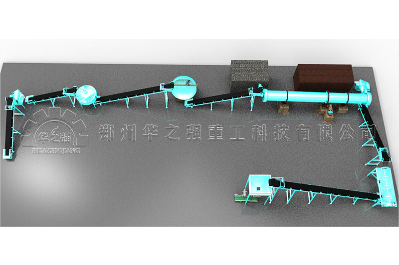 甘肅圓盤(pán)造粒機(jī)有機(jī)肥設(shè)備生產(chǎn)線(xiàn)